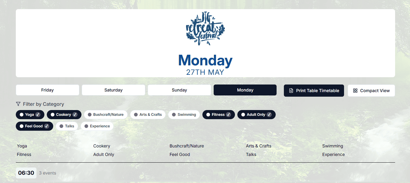 The Big Retreat Festival